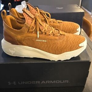 Under Armour Project Rock Men's Brown Sneakers